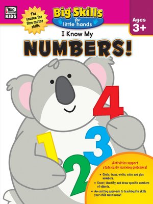 cover image of I Know My Numbers!, Ages 3--5